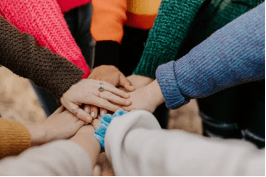 hands together