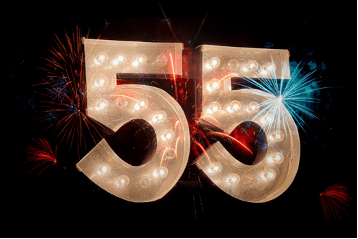 55 sign