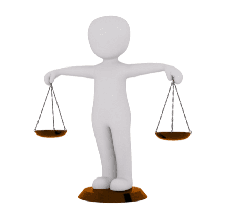 person as a scale