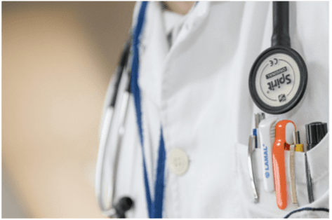 doctor's white coat