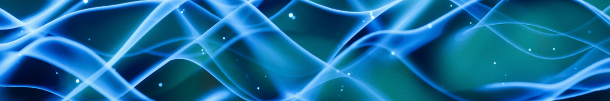 Blue and green intersecting lines